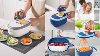 ✅ ادوات المطبخ قطاعة الخضار الفاكهة 👈   Multifunctional Vegetable Slicer