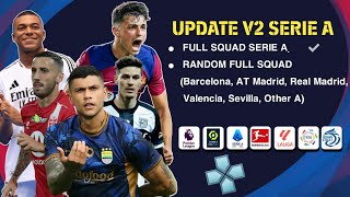 UPDATE V2 (SERIE A)  EFOOTBALL™ 25 EREDIVISE & BRI LIGA 1 ,NEW UPDATE SEASONS, UPDATE TRANSFER