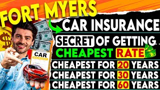 Only $159/M Cheapest Car Insurance in Fort Myers 🎯