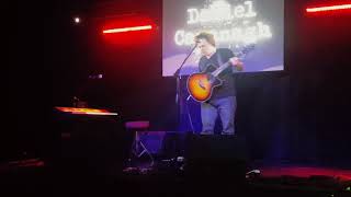 Soundcheck. Daniel Cavanagh of Anathema live acoustic in Rome. 13 april 2018