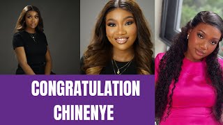 Congratulations to Chinenye Nnebe on this on. Fans celebrates Chinenye. #chinenyennebe #soniauchetv