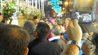 processione festino di santa rosalia 2016 sosta a piazza monte di pieta