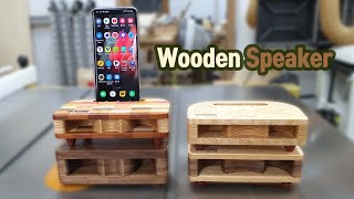 DIY 우든 스피커 만들기/ Wooden Speaker /Smartphone speaker