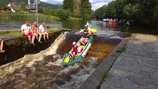 Vltava 2018 - jez Vyšší Brod 2.8.2018