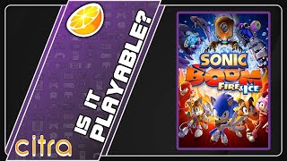 Is Sonic Boom: Fire & Ice Playable? Citra Performance [GTR6 Mini PC]