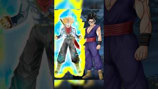 Gohan vs Trunks & Future Trunks Comparison Video #goku #dragonball #gohan #anime