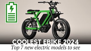 7 Coolest New Electric Bikes Featuring Fresh Looks & Smart Tech for 2023-2024