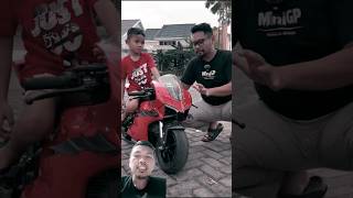 Motor mini Ducati fawwaz #faf121 #minigp #minigpindonesia #minibike #fawwaz