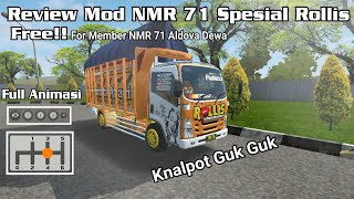 Review Mod NMR 71 Spesial Rollis Knalpot Serigala | NMR 71 Aldova Dewa $