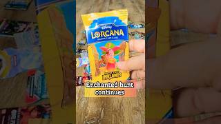 Enchanted hunt Opening Lorcana TCG Into the Inklands booster pack #lorcana #disneylorcana #shorts