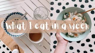 WHAT I EAT IN A WEEK | EMILY ROSE