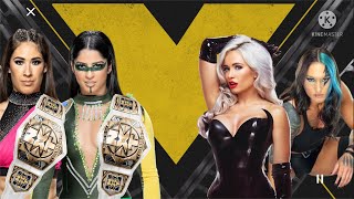 WWE2K22 NXT KRIS STATLANDER AND SCARLETT VS LETHAL LATINAS