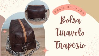 Aula 204 - Como Fazer Bolsa Tiracolo Trapézio Muito Pratica Veja o PAP