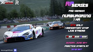 Racing Pals | RP Series Season 8 | Pre-season Race | Nurburgring 1 Hour