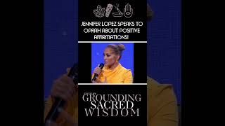 Jennifer Lopez speaks to Oprah about POSITIVE AFFIRMATIONS #JenniferLopez #JLo #PositiveAffirmations