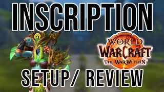 INSCRIPTION Goldmaking Setup / Review | The War Within