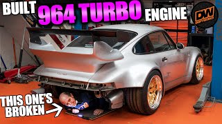 Built 964 Turbo Engine for my RWB Aircooled Porsche 911