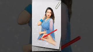 #anushka sen painting 🎨 #short #trending #viral video #whatsapp status