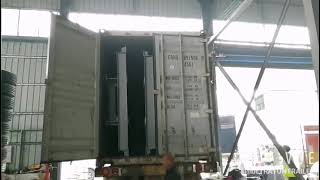 Semi-finished products of 20-foot skeleton semi-trailersold to Southeast Asia