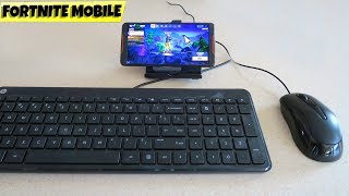 KEYBOARD and MOUSE on Fortnite MOBILE... (ROG Phone Gameplay)