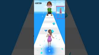 Dress Up Run #1 - Girl Run 3D - #shorts #viral #gameplay