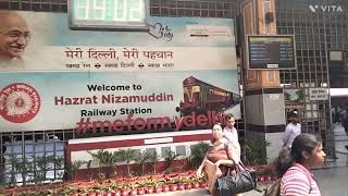 Hazart Nizamuddin Railway Station .Delhi. Indian Railways.