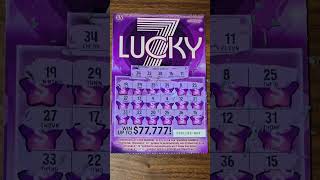 Lucky 7 CA Lottery Scratcher #lotto #loteria #california