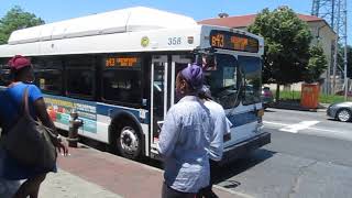 B43 bus at Empire Boulevard and Washington Avenue