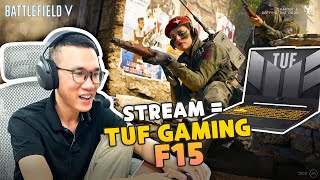 Thử thách vừa review vừa Livestream chơi Game trên ASUS TUF Gaming F15 với RTX 4070