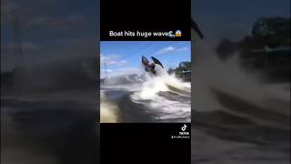 Boat thought he can be like the ski🤣 #boating #boatfails #shorts