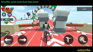 Bmx Bike Jump Cycle Stunt Race Game (pate-1 New Gameplay Video 2023 Cycle race and Stunt Game