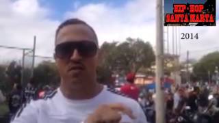 Mano Brown (Racionais Mcs) envia apoio ao HIP-HOP SANTA MARTA  - 2014.