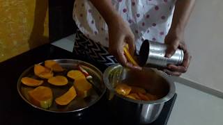 How to Peel Mango Skin Quickly to make Juice - Aamras