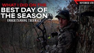 Nov. 7: "Best Day of the Season?" - Understanding Thermals | Bowhunting Whitetails w/ Bill Winke