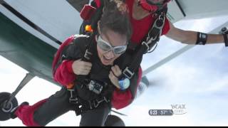 8/9/14 WCAX Skydiving PKG