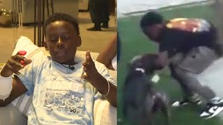 Pit Bull attacks students at Bus Stop