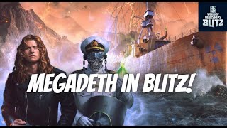 Megadeth and Dave Mustaine as commander voice in World of Warships Wows Blitz