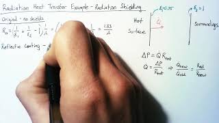 Radiation Heat Transfer Example - Shielding