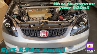 Honda civic ep3 k24 swap part 2