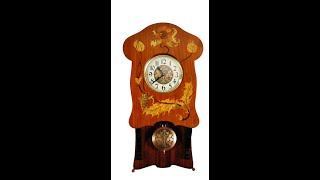 1906 Antique German pendulum clock Friedrich Mauthe #AntiqueClocksDepot