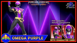 Omega Purple mod Gameplay with Character Card | Power Rangers Legacy Wars