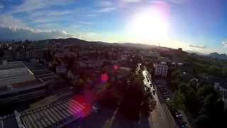 DJI Phantom & Sony action cam hdr-as15 fly test Crash