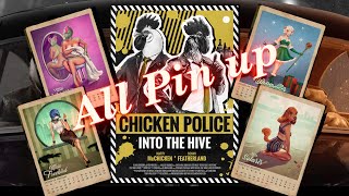 Chicken Police: в Улей! Все Pin Up плакаты в игре. Руководство.