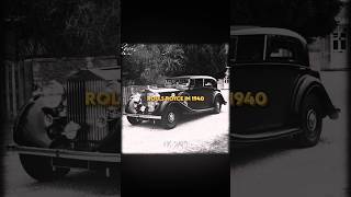 JUST OLD THINGS 🗿 Mercedes-Rolls Royce in 1940