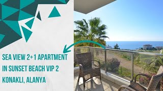 Sea View 2+1 Apartment in Sunset Beach Vip 2 Residence, Konaklı | TERRA Real Estate ®