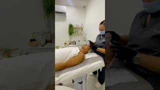 facial and body scrubbing #shortvideo