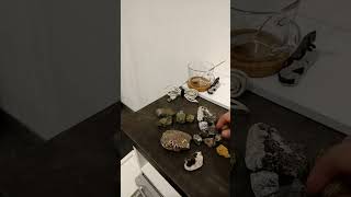 Эпидот и андрадит - необыкновенные находки в магнитогорском щебне #shorts #minerals #stones