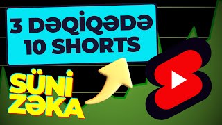 Süni Zəka ilə Xarici Youtube Shorts Kanalı Açmaq! (Süni intellektlə pul qazanın!)