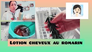 Lotion cheveux au romarin 🌿# Anti-chute miracle ?!! # DIY simple et pas cher 👍🏻