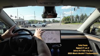 Tesla Drive #18 FSD v12.3.6 - Whole Foods